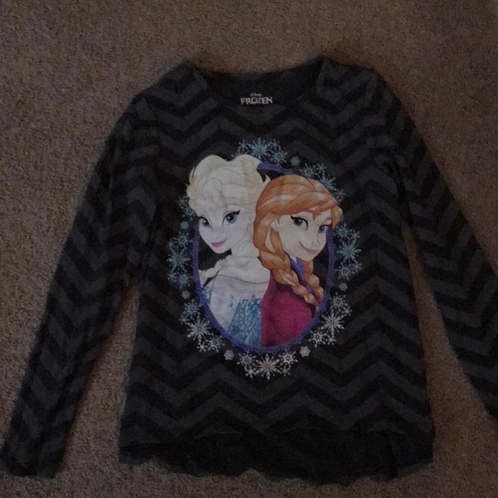 Frozen,Anna and Elsa long sleeve shirt